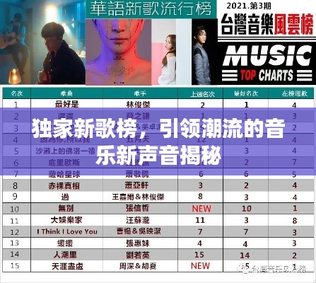 独家新歌榜,引领潮流的音乐新声音揭秘