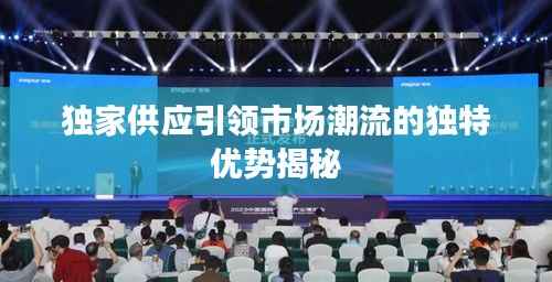 独家供应引领市场潮流的独特优势揭秘