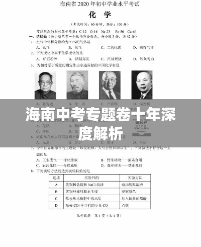 海南中考专题卷十年深度解析