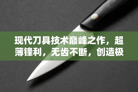 现代刀具技术巅峰之作,超薄锋利,无齿不断,创造极致切割体验